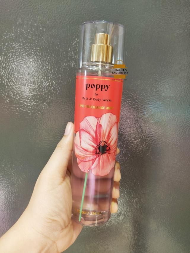 Bbw Poppy Fine Fragrance Mist Ml Beauty Personal Care Fragrance