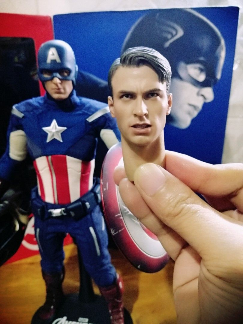Captain America Hot Toys Hobbies Toys Toys Games On Carousell