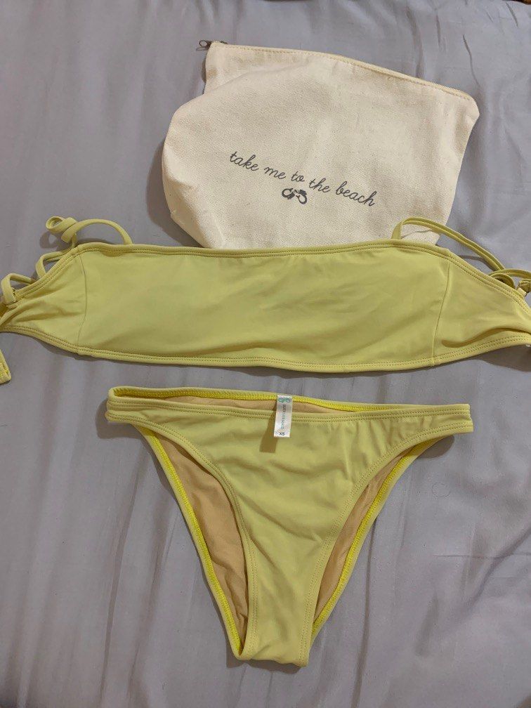 Eighth Mermaid Yellow Bikini Women S Fashion Swimwear Bikinis