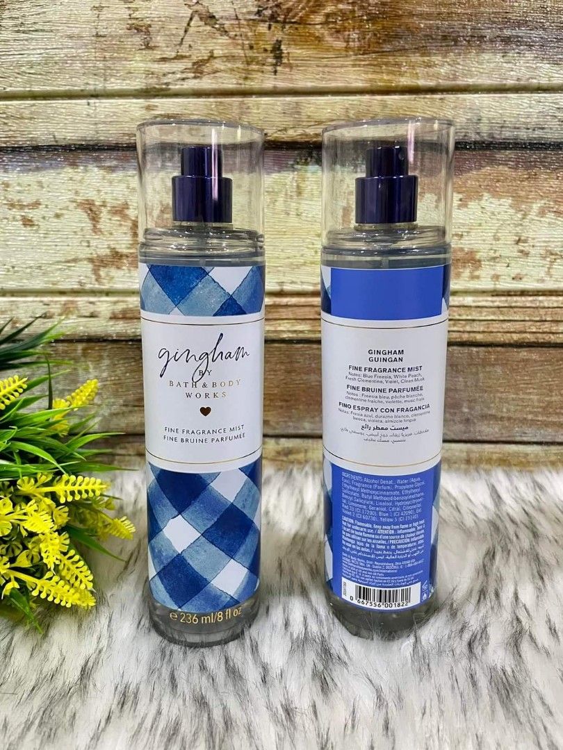 BBW Gingham Classic Body Mist Beauty Personal Care Fragrance