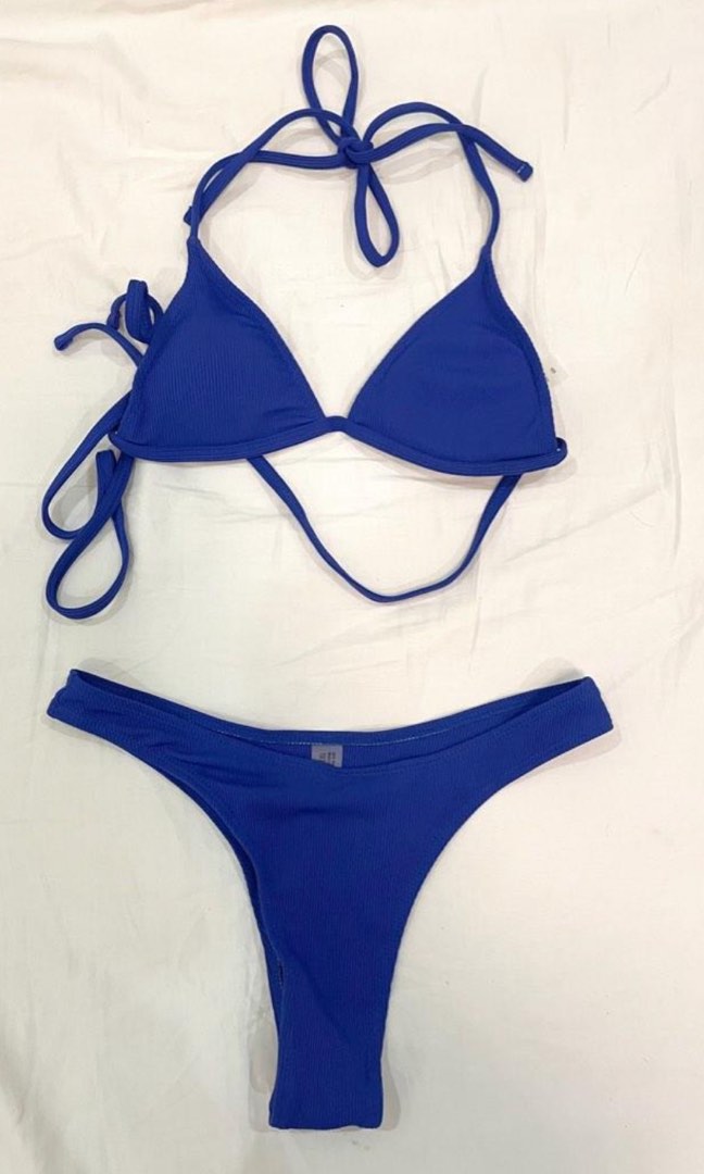 Shein Royal Blue Bikini Women S Fashion Swimwear Bikinis Swimsuits