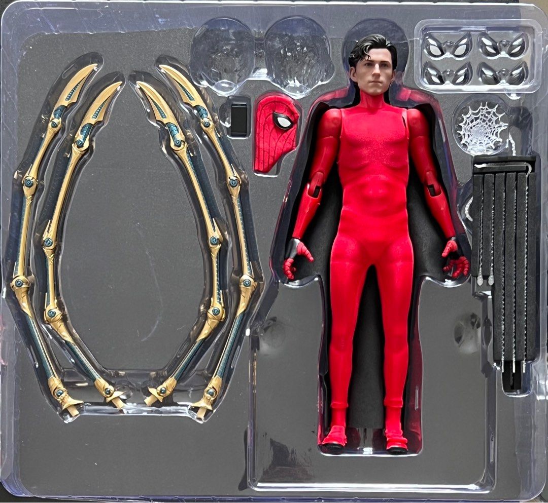 Hot Toys Spider Man Integrated Suit Incomplete Set Hobbies Toys Toys Games On Carousell