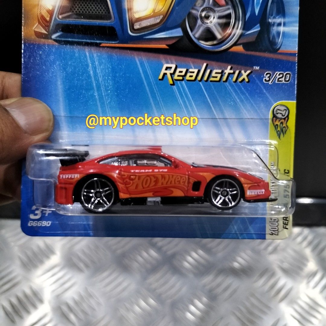 Hot Wheels Ferrari Gtc Red Pr Wheels Hotwheels First Editions Retired Model