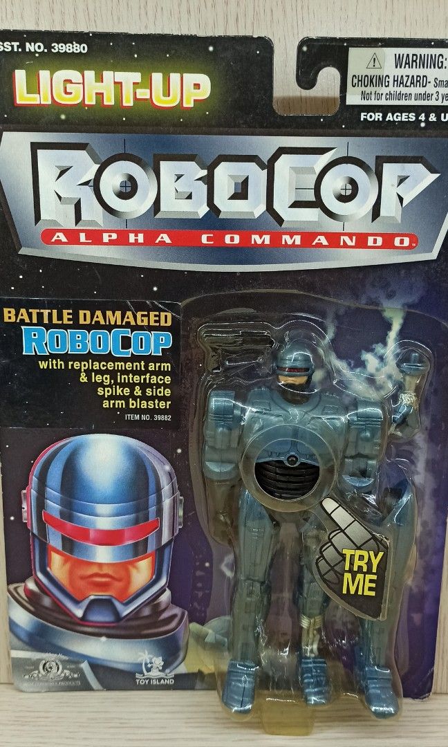 Toy Island Robocop Battle Damaged Not Mcfarlane Dc Collectibles Dc