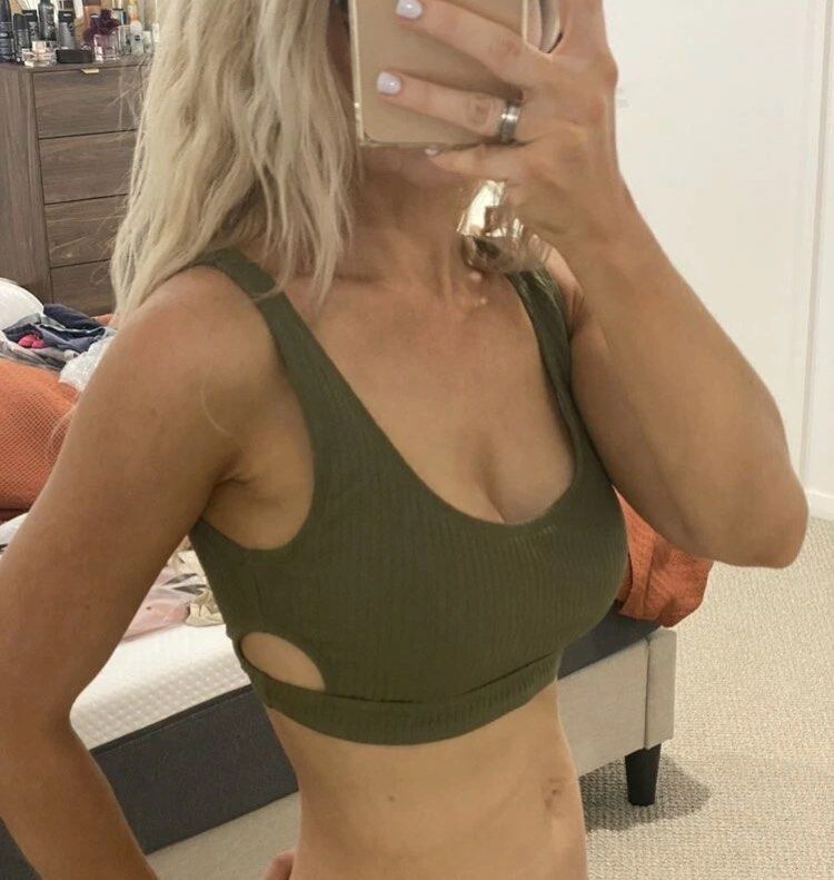 Army Green Bikini Top New Women S Fashion Swimwear Bikinis