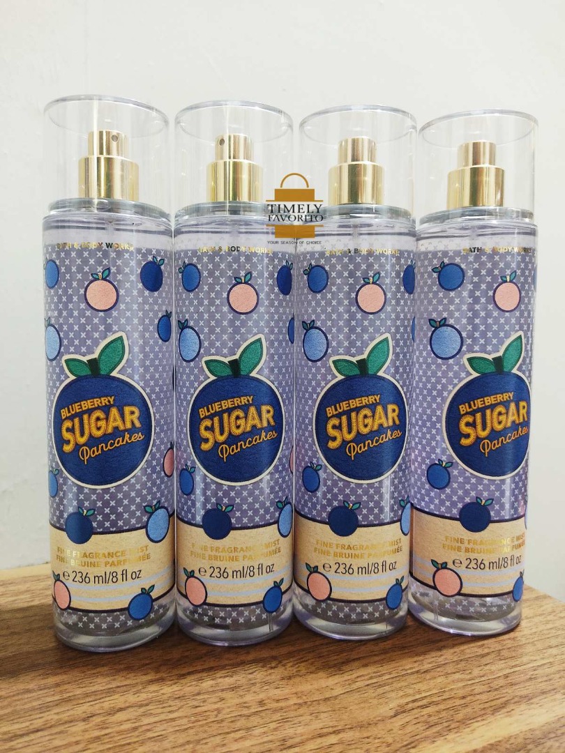 Bbw Blueberry Sugar Pancake Mist Ml Beauty Personal Care