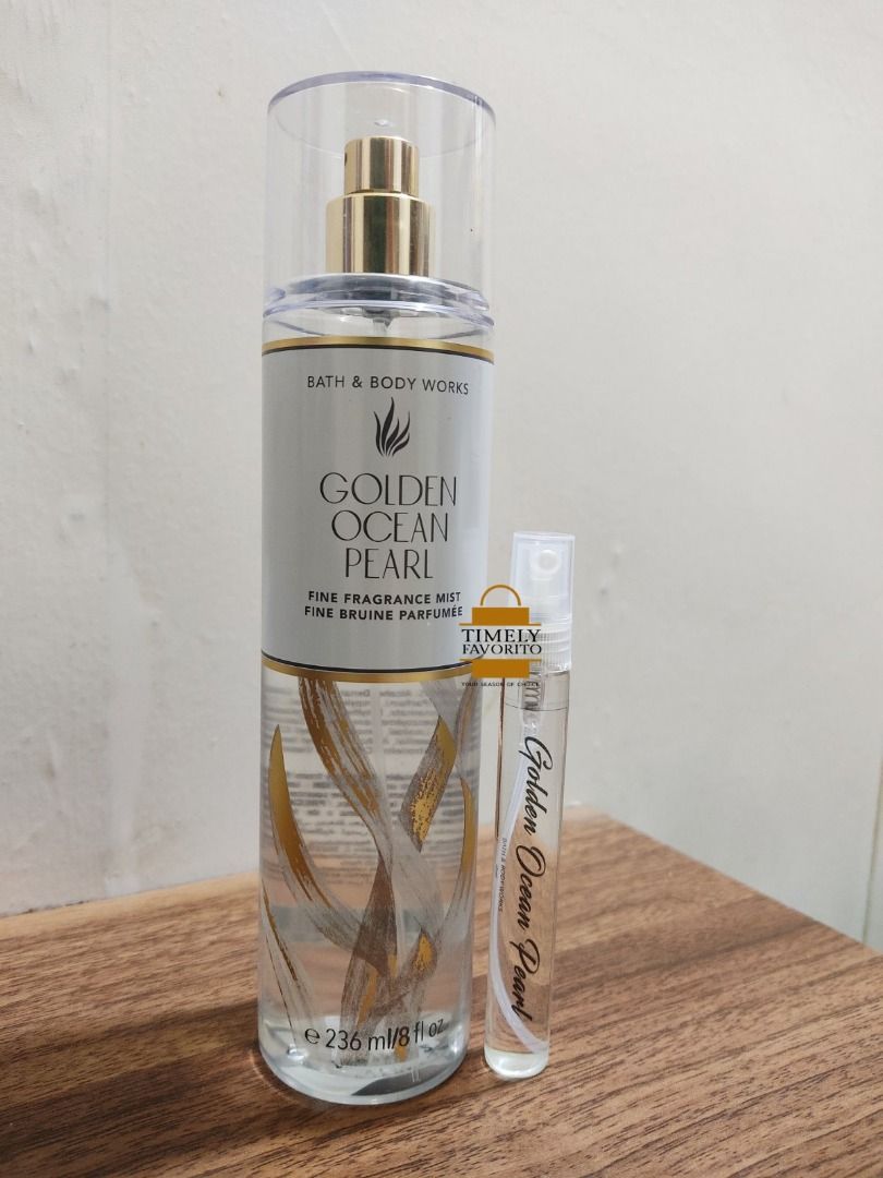 Bbw Golden Ocean Pearl Decant Mist Ml Beauty Personal Care