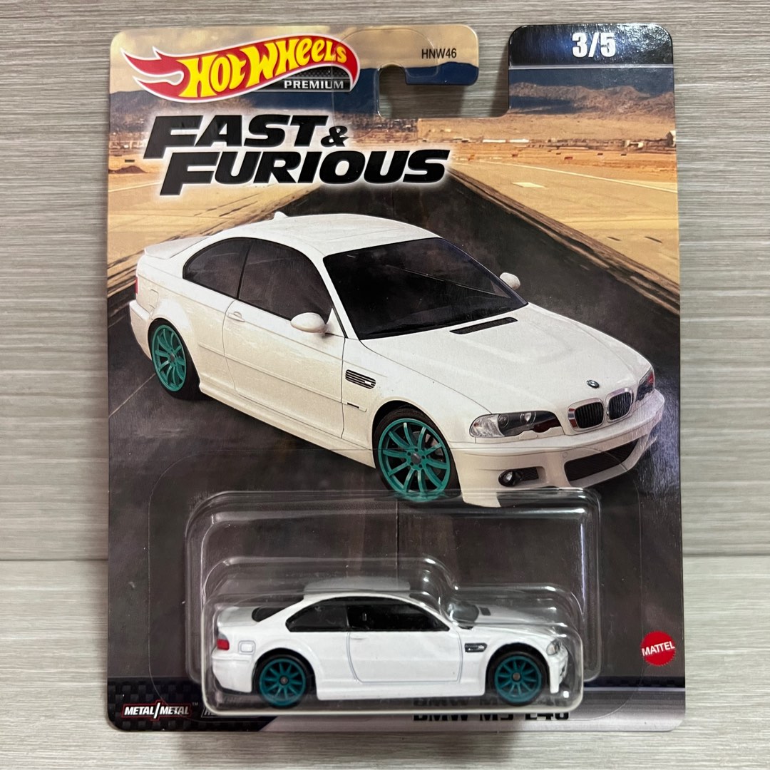 日版 Hot Wheels Hotwheels PREMIUM FAST FURIOUS 狂野時速 玩命關頭 速度與激情 BMW M E 興趣及遊戲 玩具 遊戲類