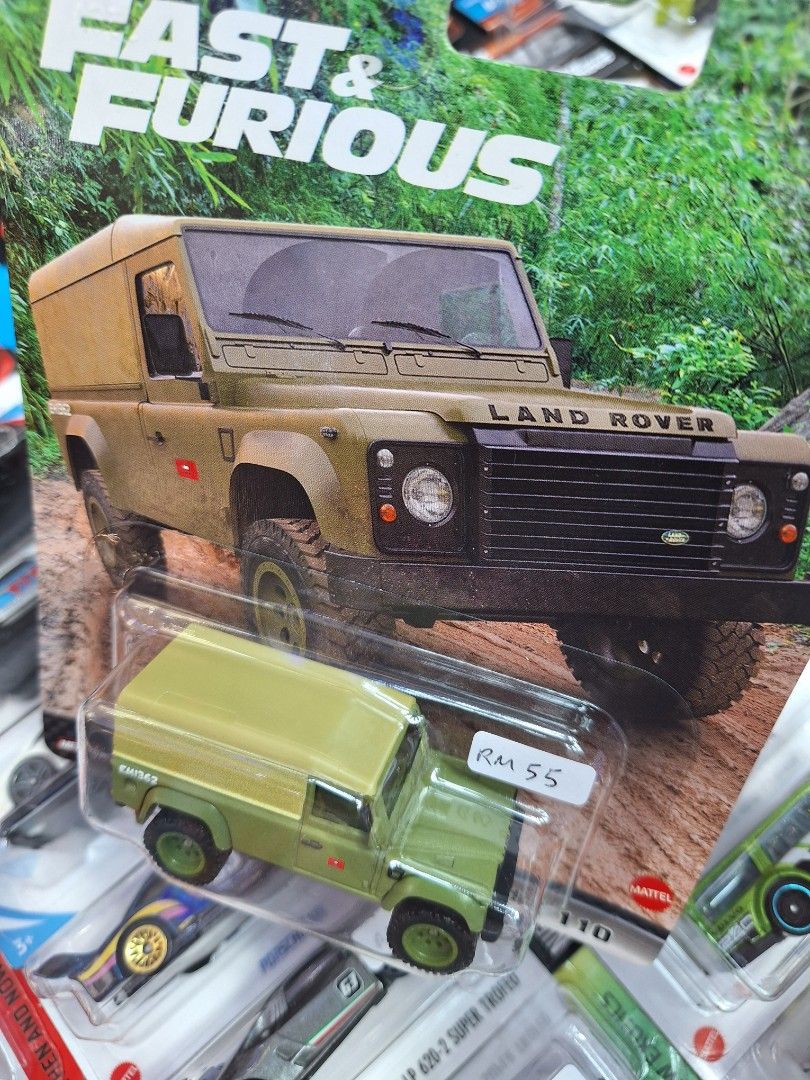 Hot Wheels Land Rover Defender Fast Furious Car Culture Premium Hobbies Toys Toys