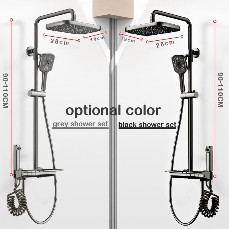 DH Shower Set With Faucet Hot And Cold Shower Head With Hose Bidet Set High Pressure Spray