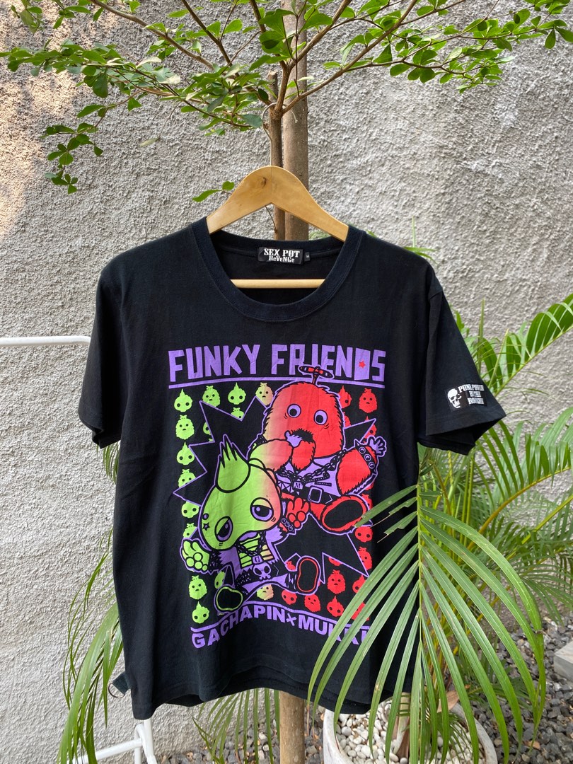 Sex Pot Revenge Bondage Punk Funky Friend Japan Fesyen Pria Pakaian