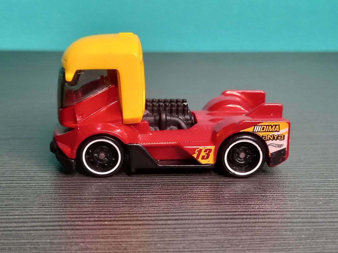 2016 Mattel Hot Wheels Rig Heat Red Truck Hobbies Toys Toys Games On Carousell