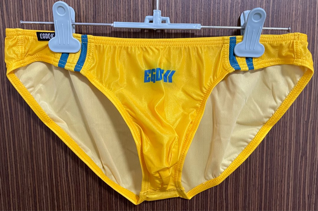 Egde Breeze Super Low Rise Bikini Underwear For Men Yellow Men S