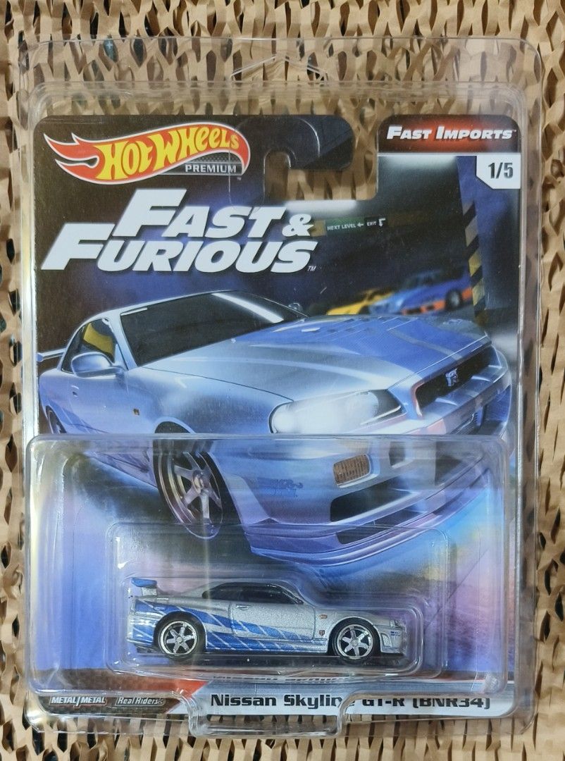 Hot Wheels Premium Fast Furious Fast Imports Skyline R Silvia S Monalisa Hobbies Toys
