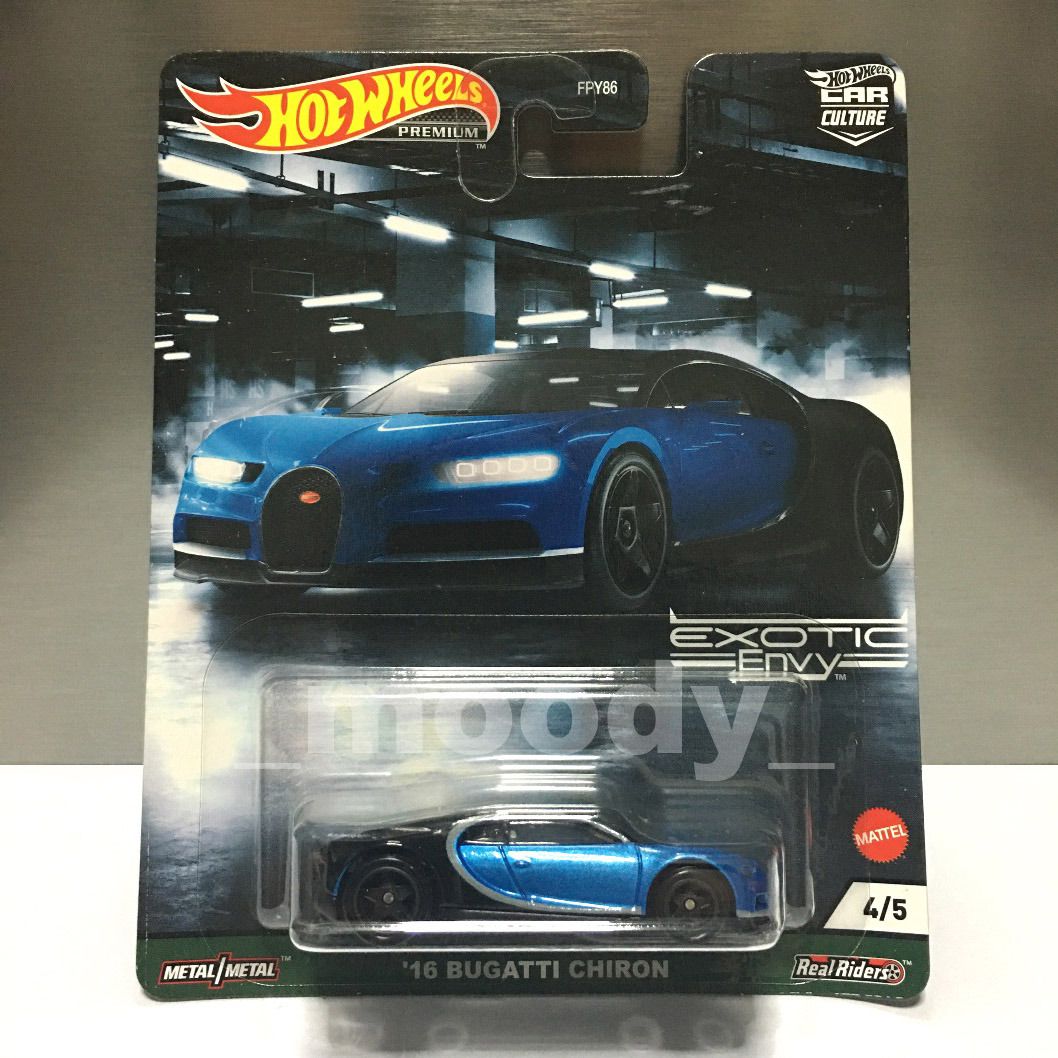 Hot Wheels Premium Exotic Envy Bugatti Chiron Hobbies Toys Toys Games On Carousell