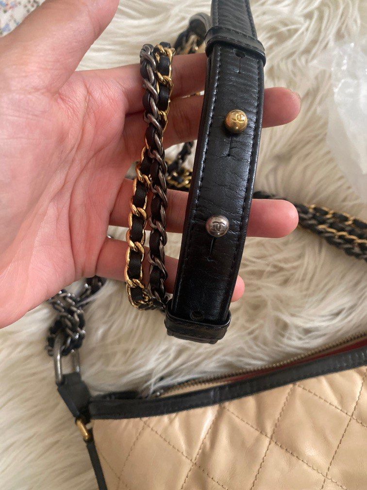 Chanel Gabriel Mini Nude Barang Mewah Tas Dompet Di Carousell