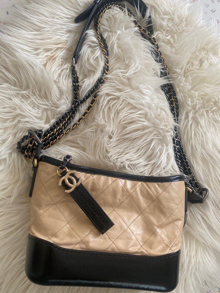 Chanel Gabriel Mini Nude Barang Mewah Tas Dompet Di Carousell