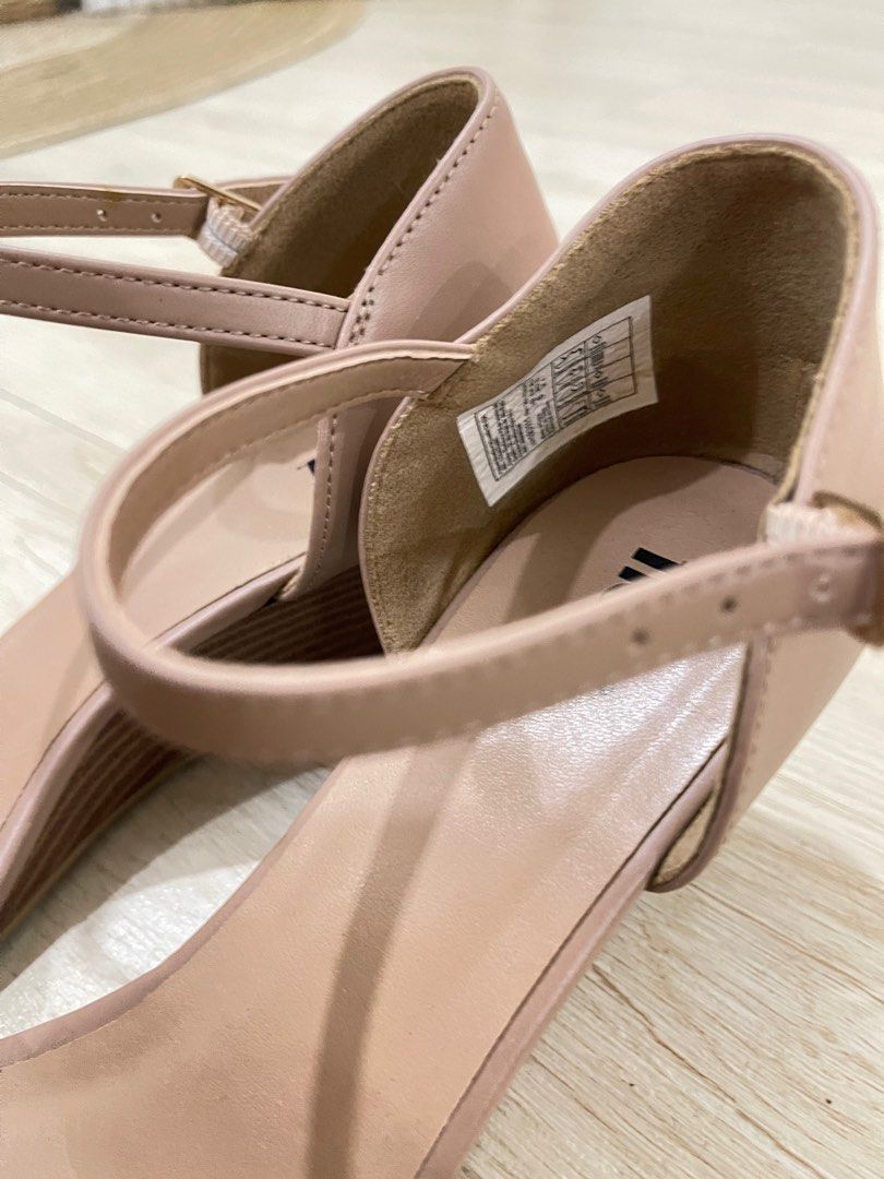 Fioni Nude Wedge Heels Us Women S Fashion Footwear Heels On