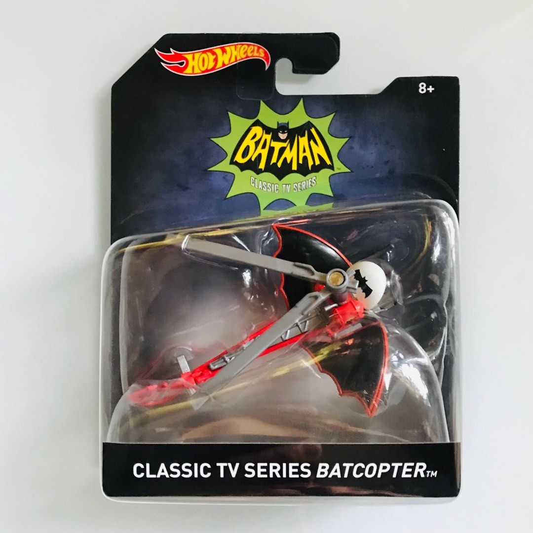 Misb Dc Mattel Hot Wheels Batman Classic Tv Series Batcopter Batboat With Trailer The Batman