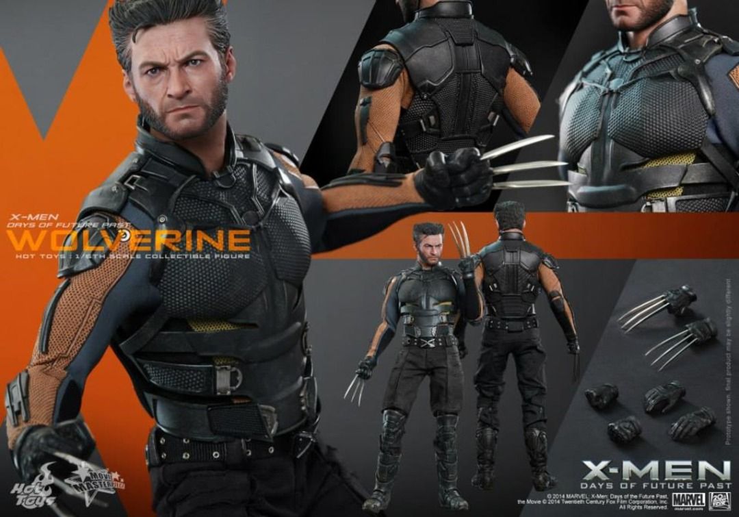 油麻地交收 全新現貨 Hot Toys Hottoys MMS264 X Men Days of Future Past Wolverine 狼人 金鋼狼 變種特攻 未來同盟戰 興趣及