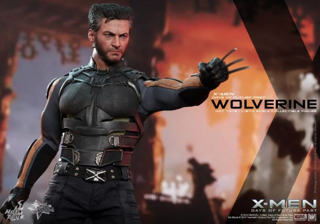 油麻地交收 全新現貨 Hot Toys Hottoys MMS X Men Days of Future Past Wolverine 狼人 金鋼狼 變種特攻 未來同盟戰 興趣及