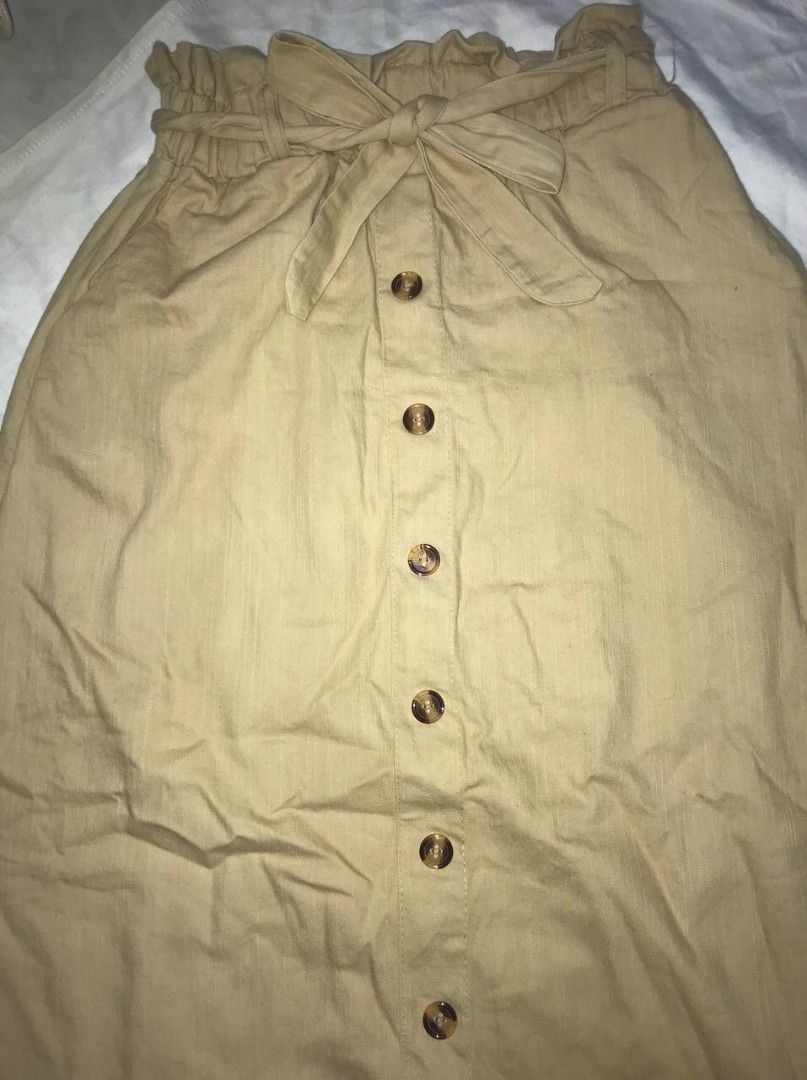 Skirt Nude Brown Women S Fashion Bottoms Skirts On Carousell
