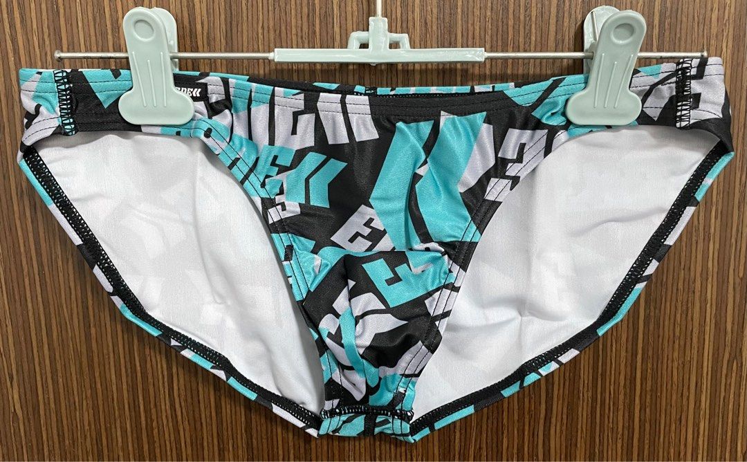 Egde Freak Super Low Rise Bikini Green Men S Fashion Bottoms New Underwear On Carousell