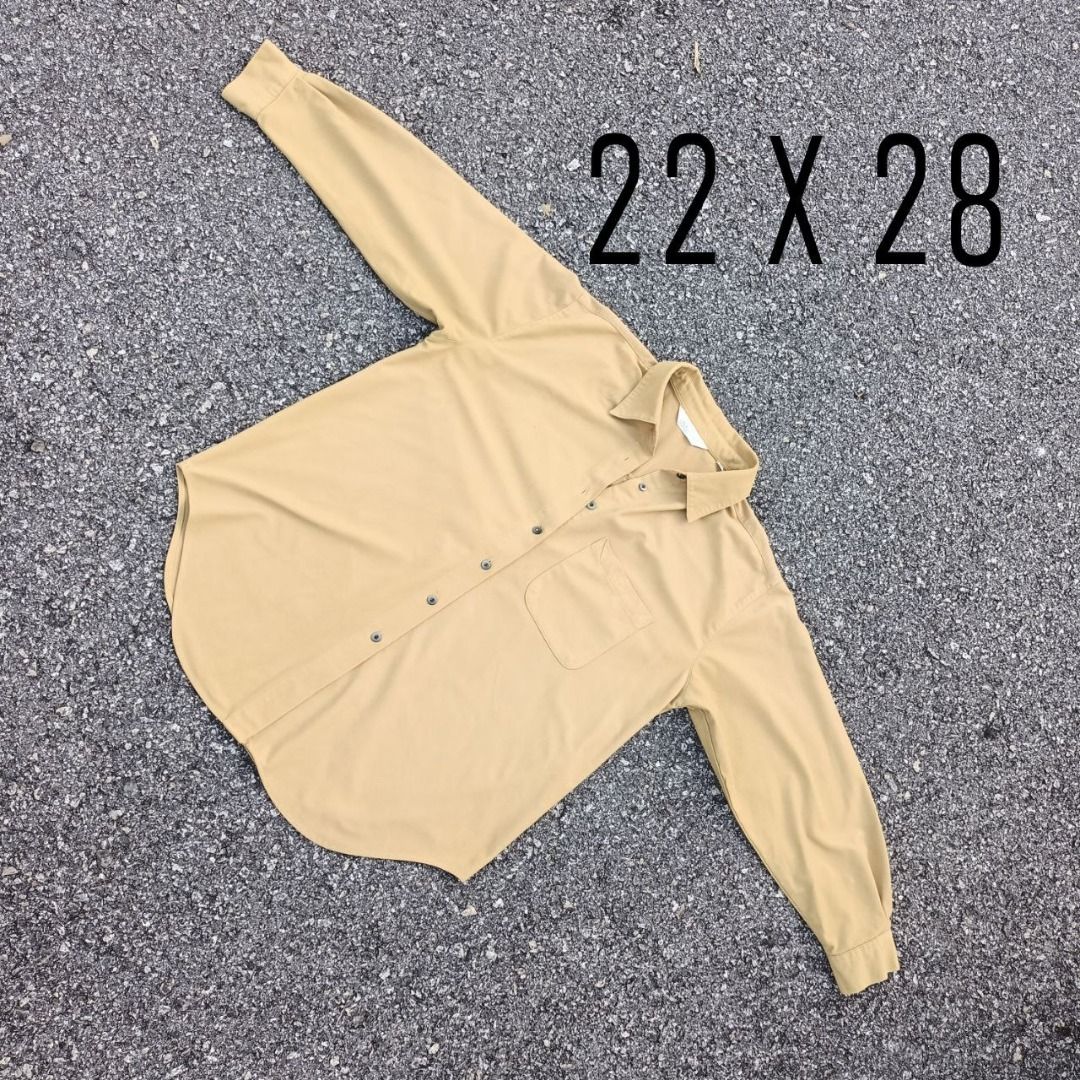 KEMEJA PLAIN NUDE Women S Fashion Tops Shirts On Carousell