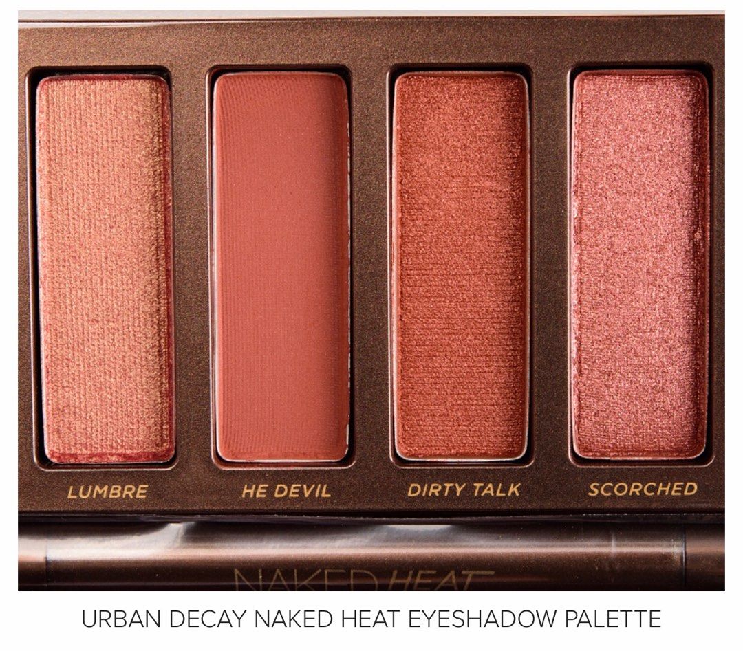 Authentic Urban Decay Naked Heat Eyeshadow Palette Made In Usa Brown