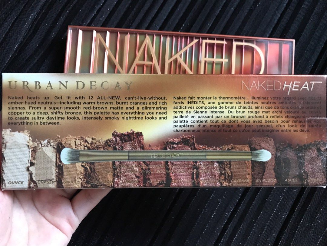 Authentic Urban Decay Naked Heat Eyeshadow Palette Made In Usa Brown