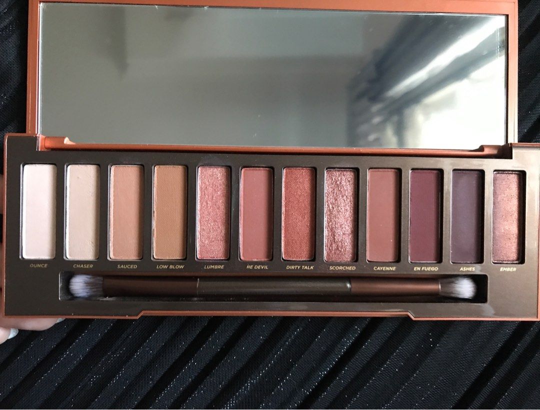 Authentic Urban Decay Naked Heat Eyeshadow Palette Made In Usa Brown