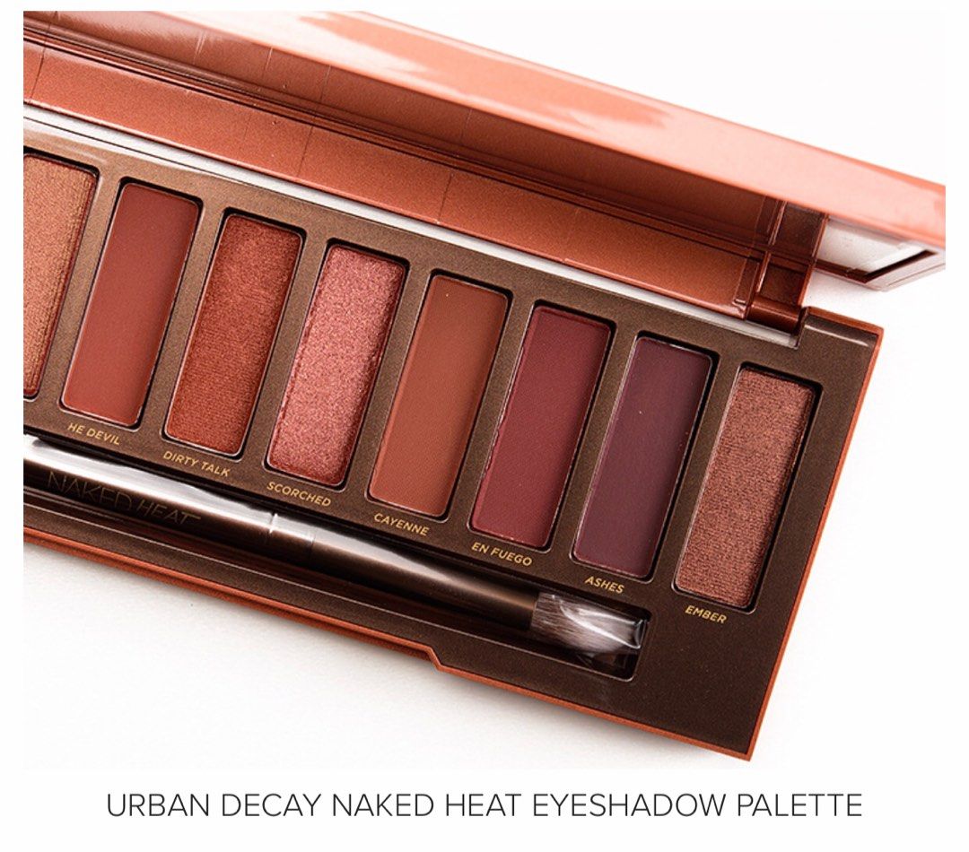 Authentic Urban Decay Naked Heat Eyeshadow Palette Made In Usa Brown