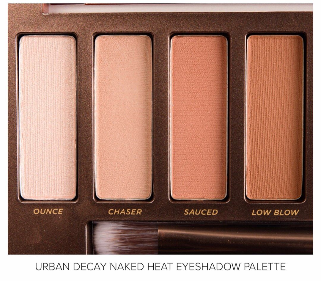 Authentic Urban Decay Naked Heat Eyeshadow Palette Made In Usa Brown