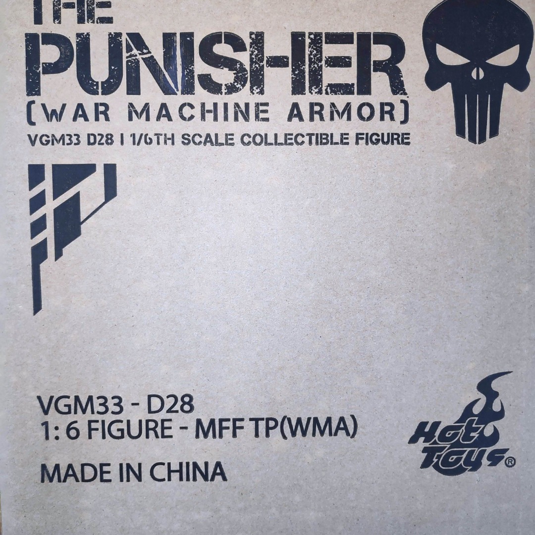 Hot Toys VGM33D28 MARVEL Future Fight 1 6th Scale The Punisher War Machine Armor