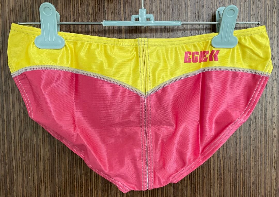 EGDE Heats Super Low Rise Bikini Yellow 3381 Men S Fashion Bottoms New Underwear On Carousell