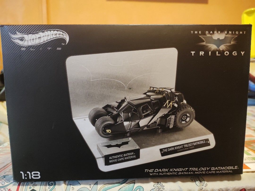 The Dark Knight Trilogy Batmobile Limited Edition Hot Wheels Hobbies Toys Memorabilia