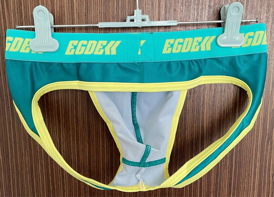 Egde Pops O Back Low Rise Bikini Briefs Green Men S Fashion Bottoms New Underwear On