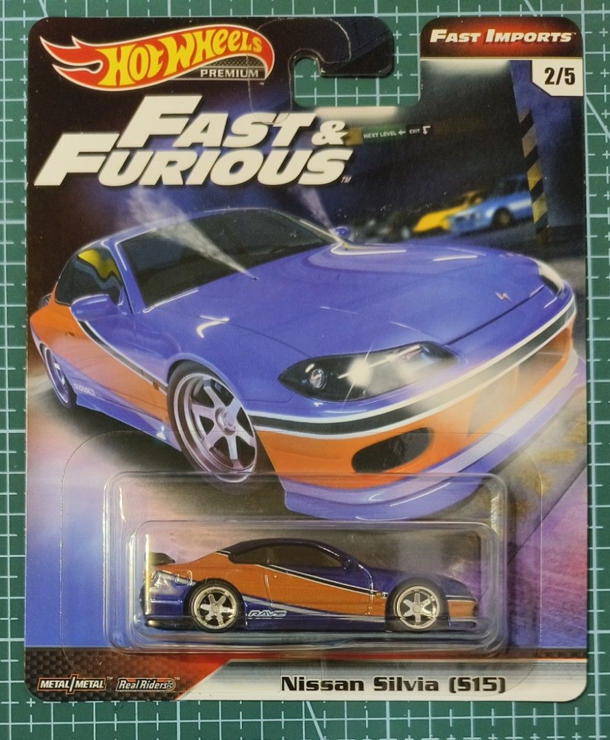 Hot Wheels Premium Fast Furious Fast Imports Skyline R Silvia S Monalisa Hobbies Toys