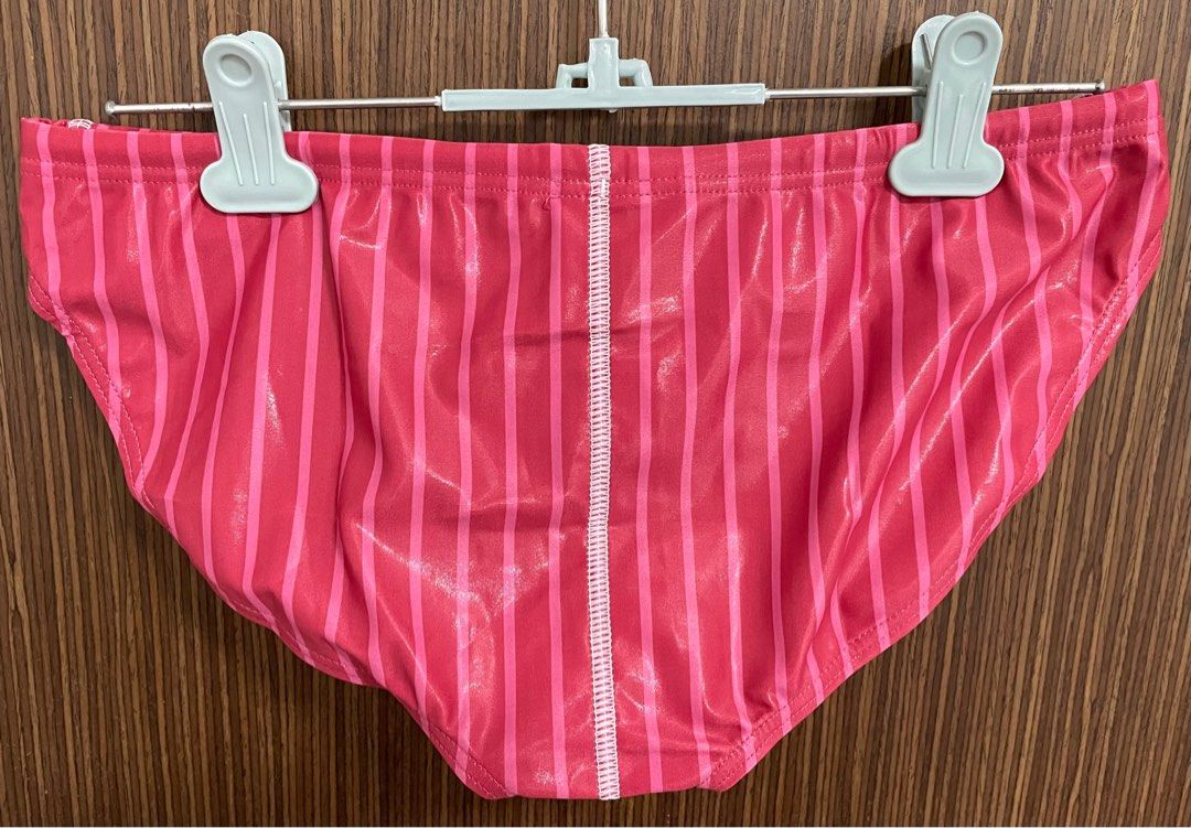 EGDE VERTICAL Super Low Rise Bikini Swimming Trunk Red Men S Fashion Bottoms Swim Trunks
