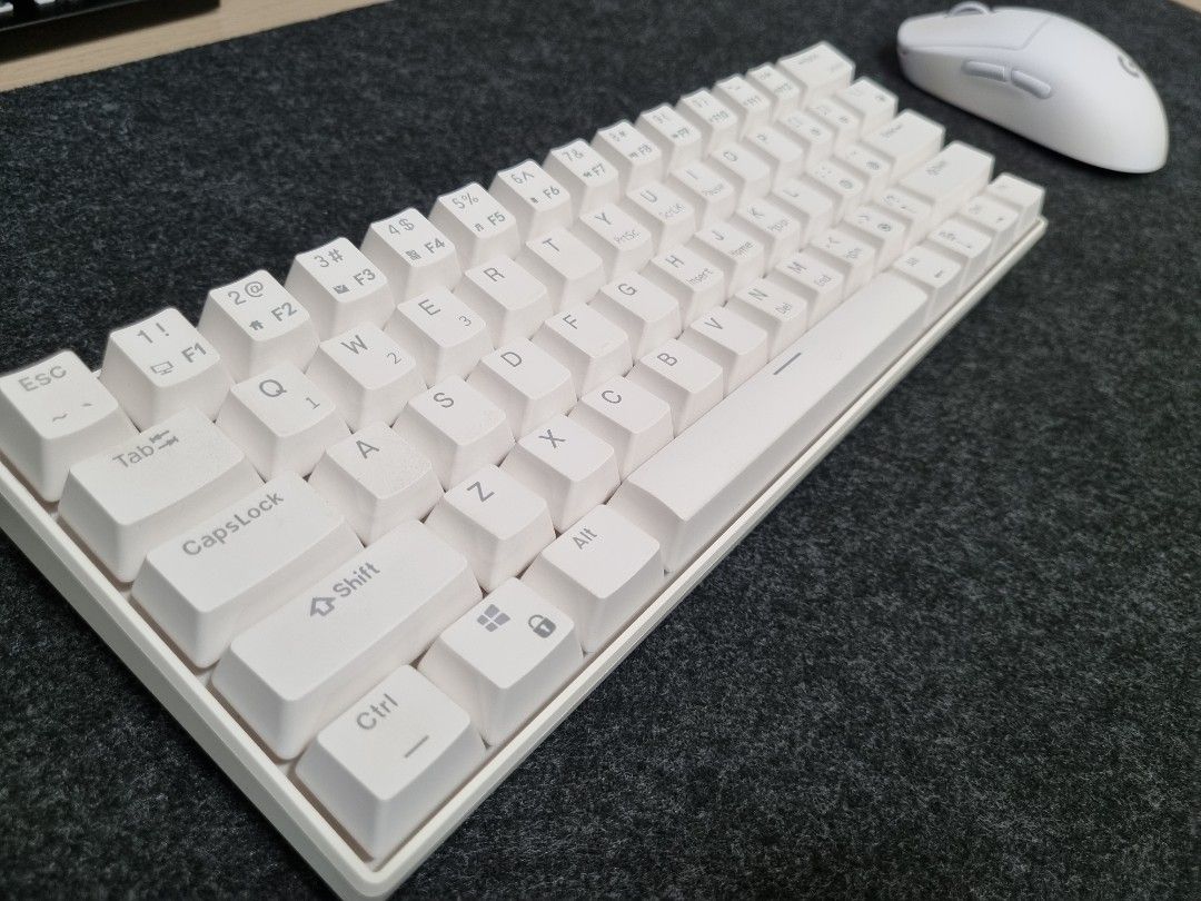 RK61 RGB Hot Swappable Tri Mode W Red Switches Computers Tech Parts Accessories Computer