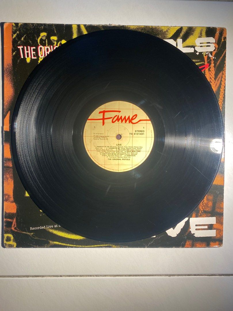 Lp Vinyl Sex Pistols Live Hobbies Toys Music Media Vinyls On