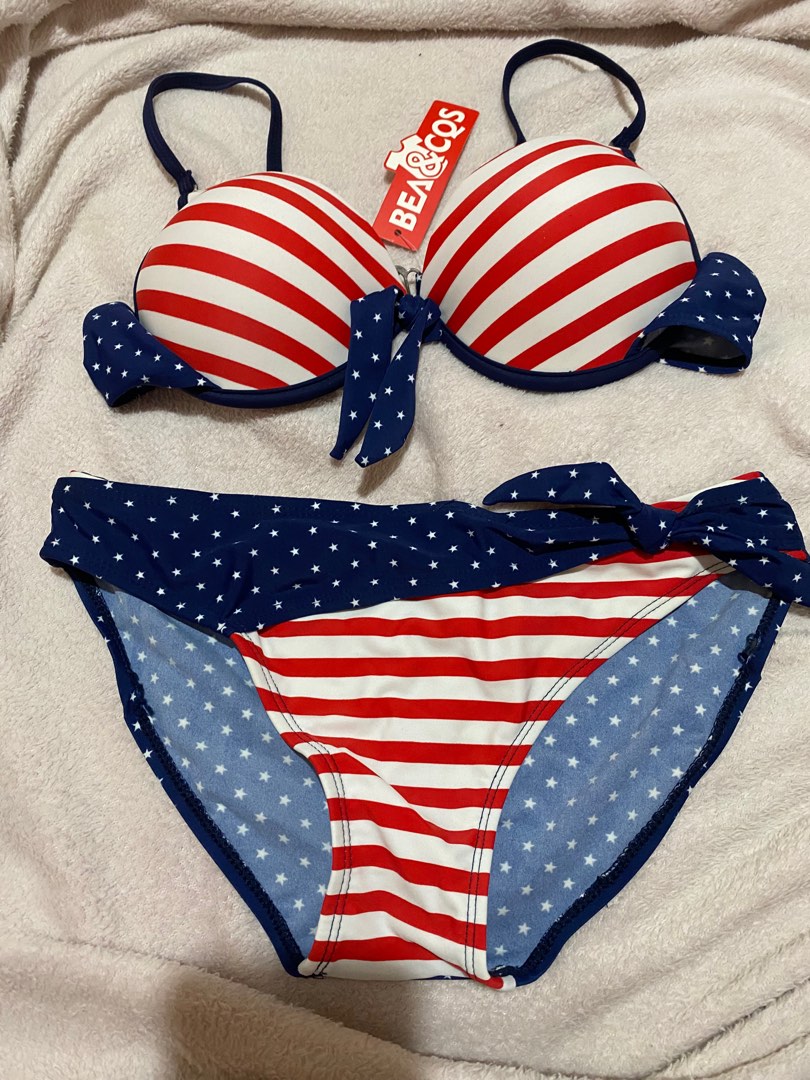 American Flag Push Up Bikini Women S Fashion Swimwear Bikinis