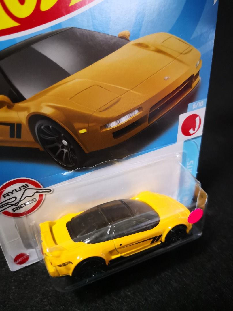 Hot Wheels Acura Nsx Honda Yellow Ryu S Rides Hobbies Toys Toys Games On Carousell