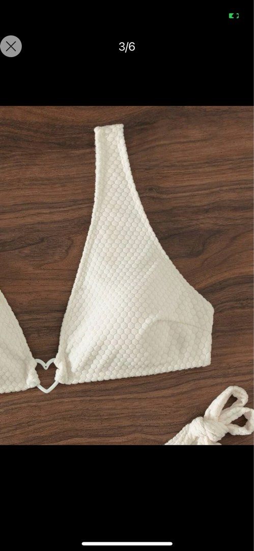 Cute Heart Bikini Women S Fashion Swimwear Bikinis Swimsuits On Carousell