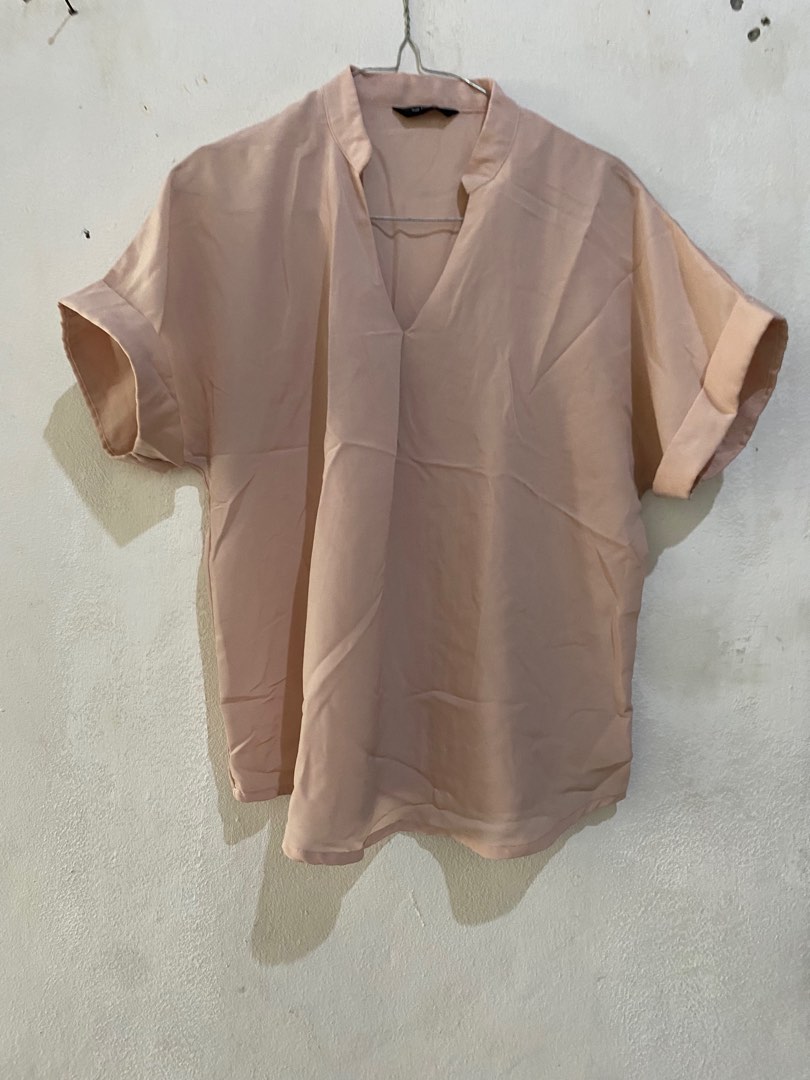 The Executive Blouse Nude Fesyen Wanita Pakaian Wanita Atasan Di