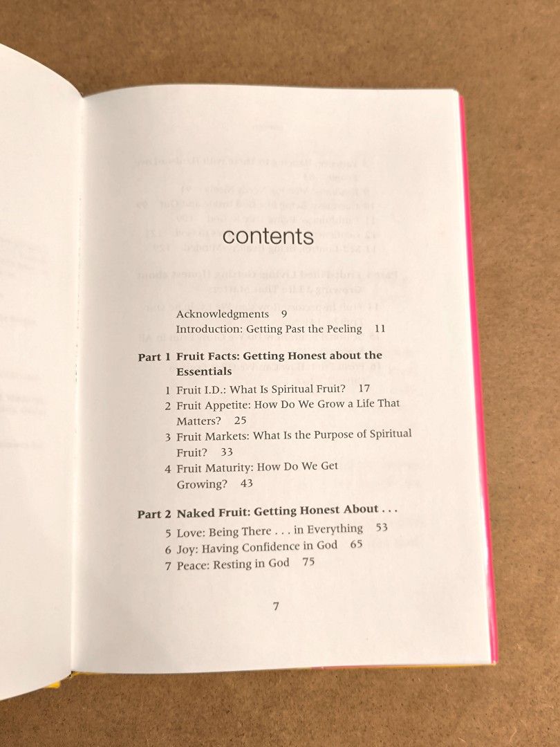 Naked Fruit Getting Honest About The Fruits Of The Spirit Book By Elisa Morgan Hobbies Toys