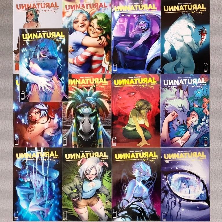 Unnatural 12 12 1 Complete Set Image Comics MATURE READERS Mirka