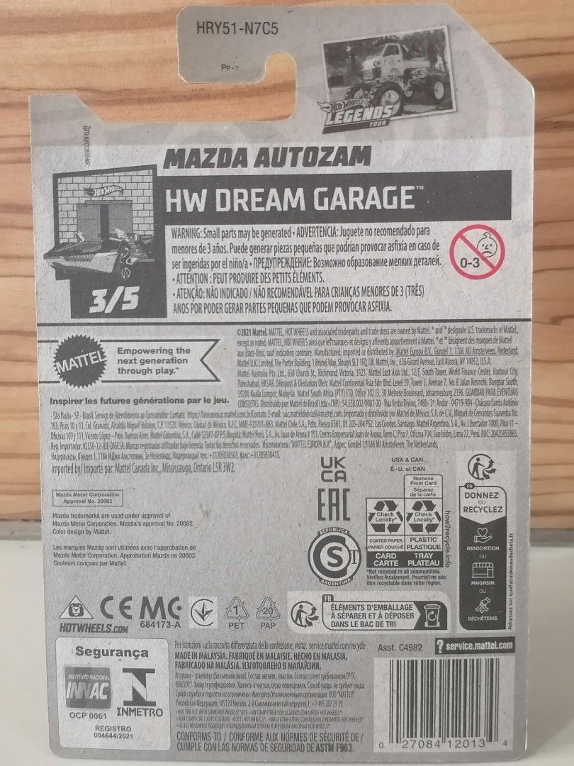 Hot Wheels Hw Dream Garage Mazda Autozam White Hobbies Toys Toys Games On Carousell