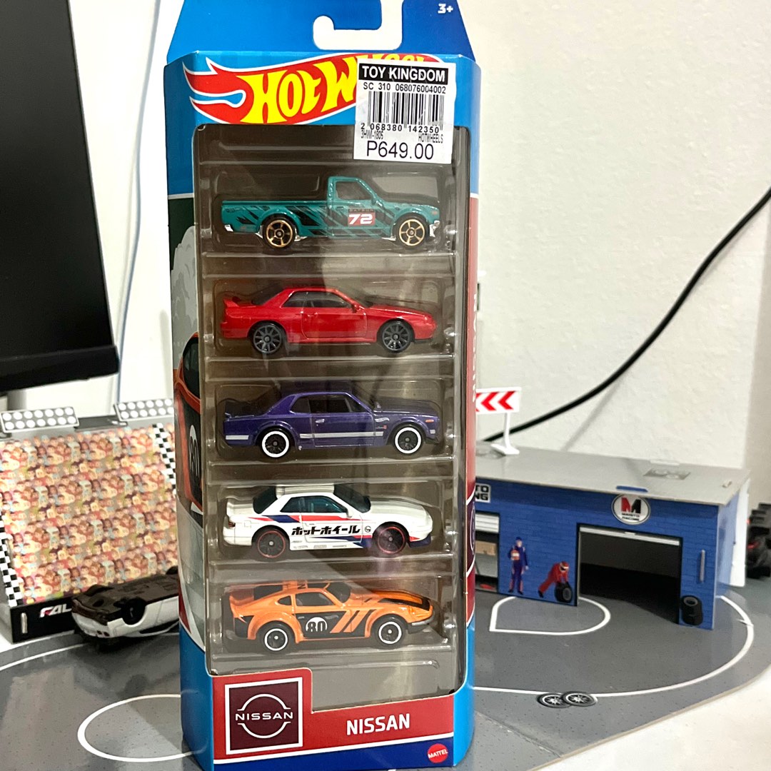 Hot Wheels 5 Pack Nissan Set Hobbies Toys Toys Games On Carousell