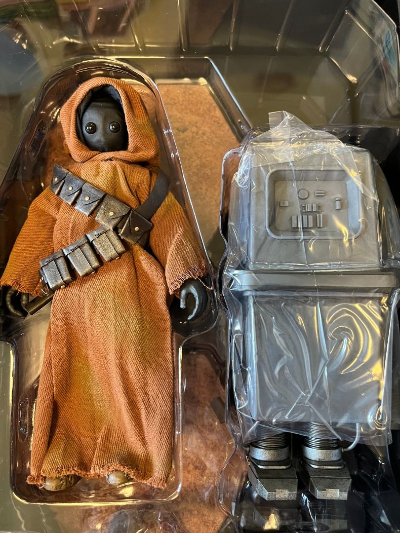 全新 開Check Hottoys MMS554 Starwars EPISODE IV A NEW HOPE JAWA EG 6 MMS 554 Hot toy STAR WARS